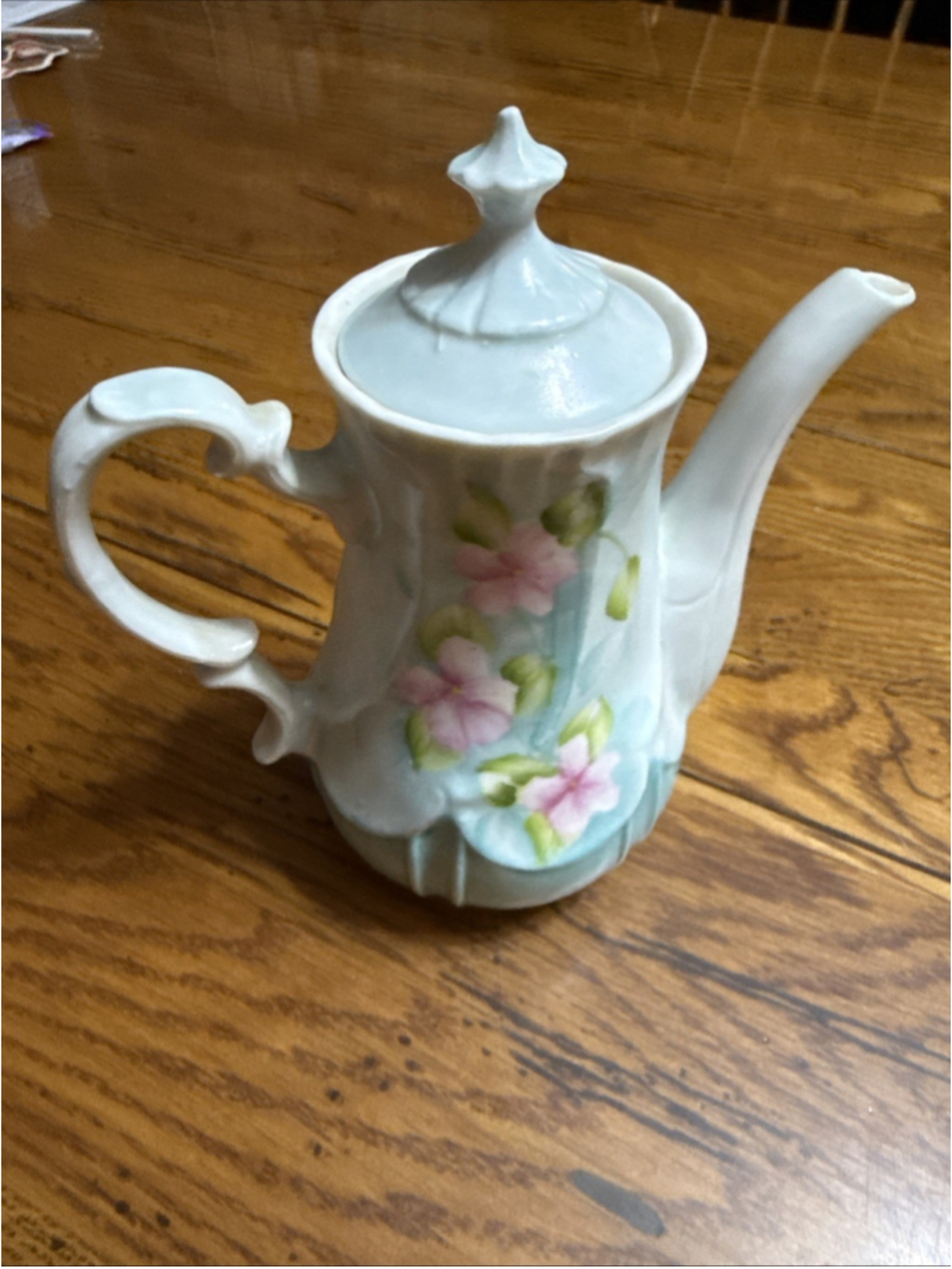 Fenton Blue Cased Satin Glass Cruet